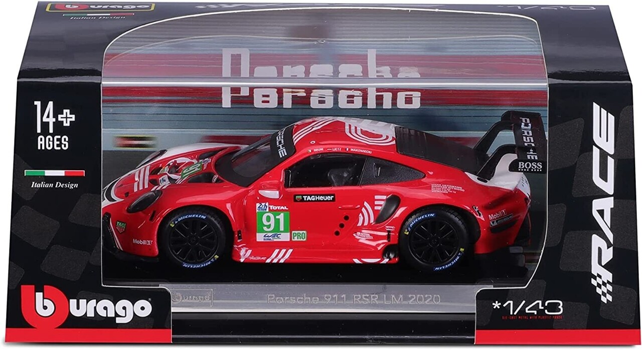 Porsche Porsche 911/991-2 RSR Team Porsche GT #91 24H Le Mans 2020 - 1:43 - Bburago