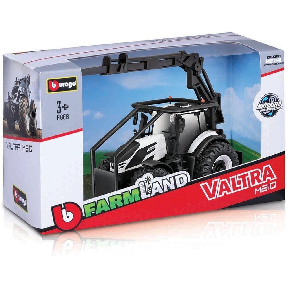 Valtra Valtra N174 Tractor + Logging Forwarder 2017 - 1:50 - Bburago Valtra Valtra N174 Tractor + Logging Forwarder 2017 - 1:50 - Bburago