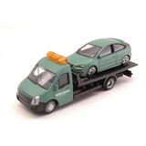 Car Transporter Flatbed Car Transporter + Ford Focus ST - 1:43 - Bburago Car Transporter Flatbed Car Transporter + Ford Focus ST - 1:43 - Bburago
