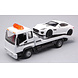 Tow Truck Flatbed Tow Truck/ Car Transporter + Jaguar F-Type - 1:43 - Bburago Tow Truck Flatbed Tow Truck/ Car Transporter + Jaguar F-Type - 1:43 - Bburago