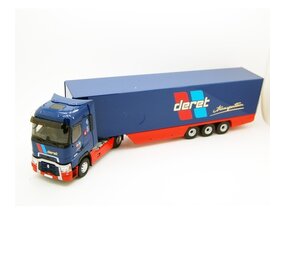 Renault Renault T- High Tractor 4x2 + Box Semitrailer 3 Axle 'Deret Transporteur' 2023 - 1:43 - Eligor Renault Renault T- High Tractor 4x2 + Box Semitrailer 3 Axle 'Deret Transporteur' 2023 - 1:43 - Eligor