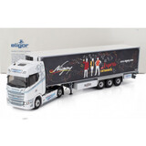 Renault Scania S500 Tractor 4x2 + Semi Reefer Trailer 3 Axle 'Blanc Transports' 2022 - 1:43 - Eligor