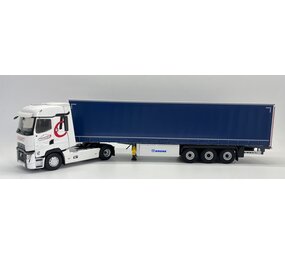 Renault Renault T520 Tractor + Semitrailer Curtainside 'Chanet Transports' 3 Axle 2021 - 1:43 - Eligor Renault Renault T520 Tractor + Semitrailer Curtainside 'Chanet Transports' 3 Axle 2021 - 1:43 - Eligor