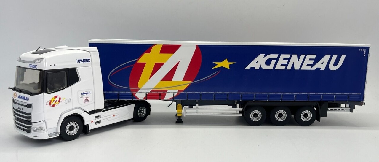 Daf DAF XG Tractor 4x2 + Semi Curtainside Trailer 3 Axle 'Ageneau Transports' 2021 - 1:43 - Eligor Daf DAF XG Tractor 4x2 + Semi Curtainside Trailer 3 Axle 'Ageneau Transports' 2021 - 1:43 - Eligor