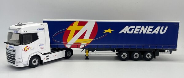 Daf DAF XG Tractor 4x2 + Semi Curtainside Trailer 3 Axle 'Ageneau Transports' 2021 - 1:43 - Eligor Daf DAF XG Tractor 4x2 + Semi Curtainside Trailer 3 Axle 'Ageneau Transports' 2021 - 1:43 - Eligor
