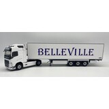 Volvo Volvo FH4 Tractor 4x2 + Semi Reefer Trailer 3 axle 'Belleville Transports' 2021 - 1:43 - Eligor Volvo Volvo FH4 Tractor 4x2 + Semi Reefer Trailer 3 axle 'Belleville Transports' 2021 - 1:43 - Eligor