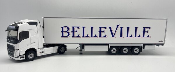 Volvo Volvo FH4 Tractor 4x2 + Semi Reefer Trailer 3 axle 'Belleville Transports' 2021 - 1:43 - Eligor Volvo Volvo FH4 Tractor 4x2 + Semi Reefer Trailer 3 axle 'Belleville Transports' 2021 - 1:43 - Eligor