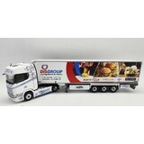 Scania Scania S500 Tractor 4x2 + Semi Reefer Trailer 3 Axle 'Blanc Transports' 2022 - 1:43 - Eligor