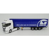 Scania Scania S500 Tractor 4x2 + Semi Curtainside Trailer 3 Axle 'Gelin Transports' 2016 - 1:43 - Eligor