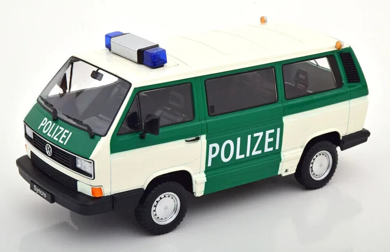 Volkswagen Volkswagen T3 Minibus Syncro 4x4 Polizei 1987 - 1:18 - KK Scale Volkswagen Volkswagen T3 Minibus Syncro 4x4 Polizei 1987 - 1:18 - KK Scale