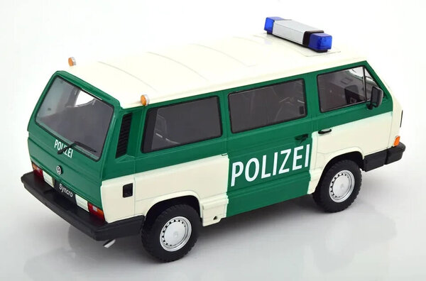 Volkswagen Volkswagen T3 Minibus Syncro 4x4 Polizei 1987 - 1:18 - KK Scale Volkswagen Volkswagen T3 Minibus Syncro 4x4 Polizei 1987 - 1:18 - KK Scale