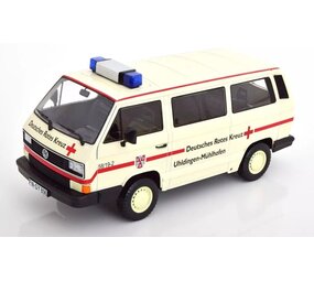 Volkswagen Volkswagen T3 Minibus Syncro 4x4 Deutsches Rotes Kreuz Ambulance 1987 - 1:18 - KK Scale Volkswagen Volkswagen T3 Minibus Syncro 4x4 Deutsches Rotes Kreuz Ambulance 1987 - 1:18 - KK Scale