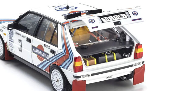 Lancia Lancia Delta HF Integrale 4WD #3 Team Martini & Rossi Racing WinnerTally Olympus USA 1987- 1:18 - Kyosho