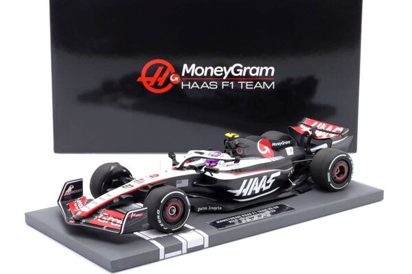 Formule 1 MoneyGram Haas F1 Team VF-23, Hulkenberg, 2023 - 1:18 - Minichamps