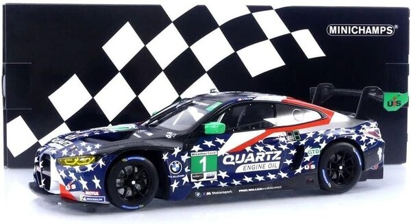 BMW BMW M4 GT3 GTD Paul Miller Racing #1 6h Watkins Glen IMSA 2022 - 1:18 - Minichamps BMW BMW M4 GT3 GTD Paul Miller Racing #1 6h Watkins Glen IMSA 2022 - 1:18 - Minichamps