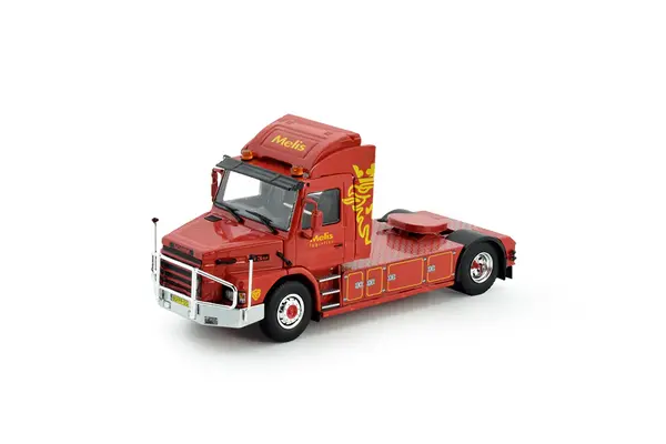 Scania Scania 3-serie Torpedo Dagcabine 4x2 'Melis' - 1:50 - Tekno Scania Scania 3-serie Torpedo Dagcabine 4x2 'Melis' - 1:50 - Tekno