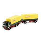 Scania Scania 140 motorwagen met 2-assige huifaanhanger 'Karlsson / Autotransit' - 1:50 - Tekno