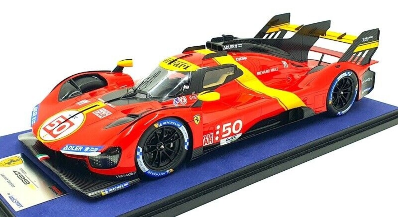 Ferrari Ferrari 499P Launch Configuration Le Mans 2023 #50 - 1:18 - LookSmart Ferrari Ferrari 499P Launch Configuration Le Mans 2023 #50 - 1:18 - LookSmart