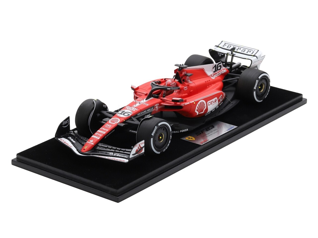 Formule 1 Ferrari SF-23 #16 2nd GP Las Vegas 2023 (C. Leclerc) - 1:18 - LookSmart Formule 1 Ferrari SF-23 #16 2nd GP Las Vegas 2023 (C. Leclerc) - 1:18 - LookSmart