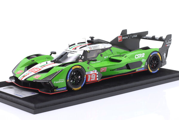 Lamborghini Lamborhini SC63 3.8L V8 Turbo #19 Team Lamborghini Iron Lynx 24H Le Mans 2024 - 1:18 - LookSmart Lamborghini Lamborhini SC63 3.8L V8 Turbo #19 Team Lamborghini Iron Lynx 24H Le Mans 2024 - 1:18 - LookSmart