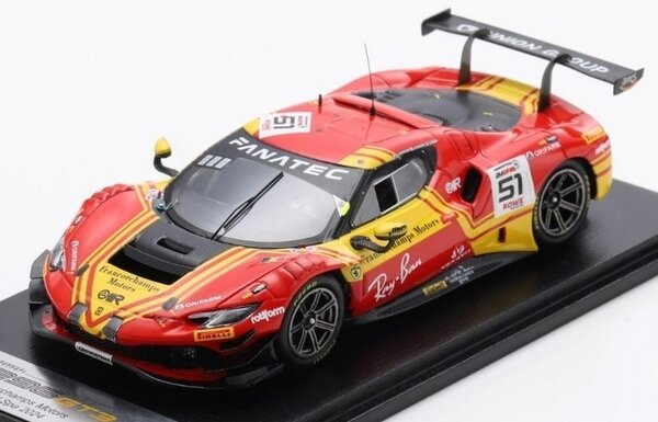 Ferrari Ferrari 296 GT3 #51 AF Corse 2nd 24H Spa 2024 - 1:43 - LookSmart Ferrari Ferrari 296 GT3 #51 AF Corse 2nd 24H Spa 2024 - 1:43 - LookSmart