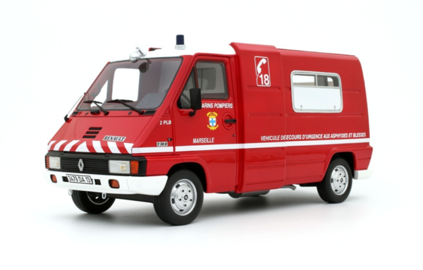 Renault Renault Master T30D 1980 VSAB Fire Dept. - 1:18 - Otto Mobile Models