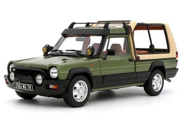 Talbot Talbot Matra Rancho Decouvrable 1981 - 1:18 - Otto Mobile Models Talbot Talbot Matra Rancho Decouvrable 1981 - 1:18 - Otto Mobile Models