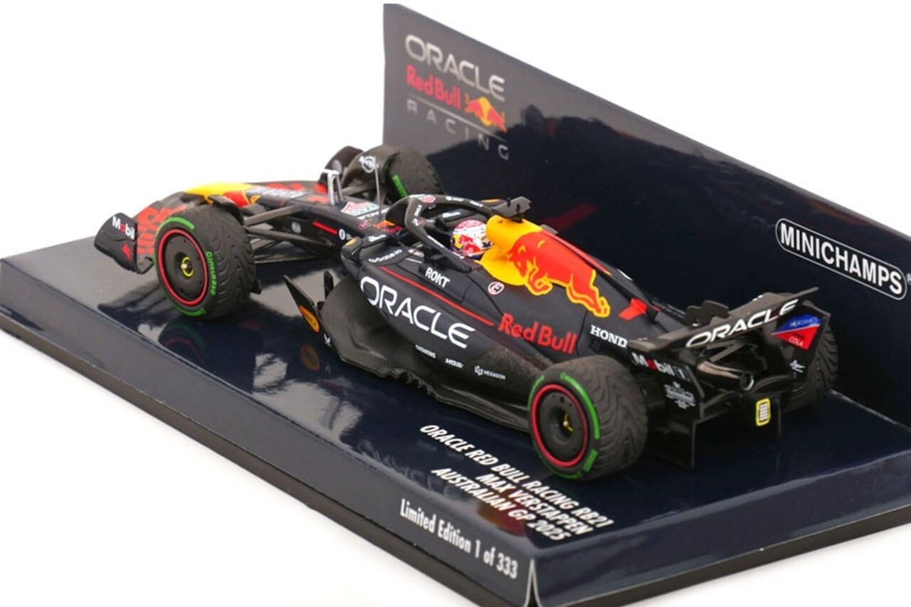 Formule 1 Oracle Red Bull Racing RB21, Verstappen, Australian GP 2025 - 1:43 - Minichamps Formule 1 Oracle Red Bull Racing RB21, Verstappen, Australian GP 2025 - 1:43 - Minichamps