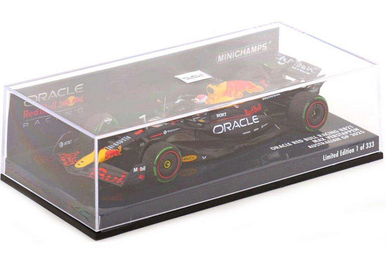 Formule 1 Oracle Red Bull Racing RB21, Verstappen, Australian GP 2025 - 1:43 - Minichamps Formule 1 Oracle Red Bull Racing RB21, Verstappen, Australian GP 2025 - 1:43 - Minichamps