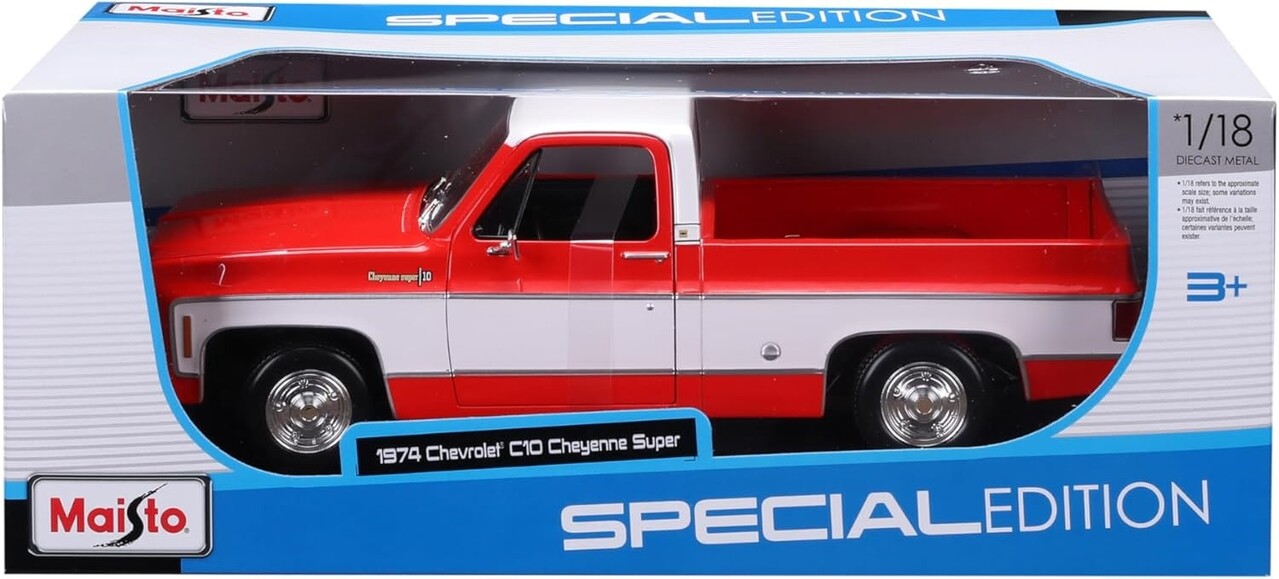 Chevrolet Chevrolet C10 Cheyenne Super 1974 - 1:18 - Maisto