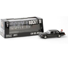 Mercedes-Benz Mercedes-Benz 450 SEL (W116) 1977 'Rocky IV' - 1:43 - Greenlight Mercedes-Benz Mercedes-Benz 450 SEL (W116) 1977 'Rocky IV' - 1:43 - Greenlight