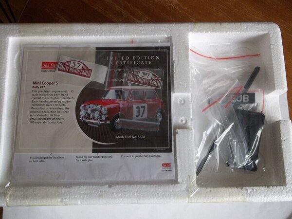 Mini Mini Morris Cooper S #37 1st Rally Monte Carlo 1964 - 1:12 - Sun Star Mini Mini Morris Cooper S #37 1st Rally Monte Carlo 1964 - 1:12 - Sun Star