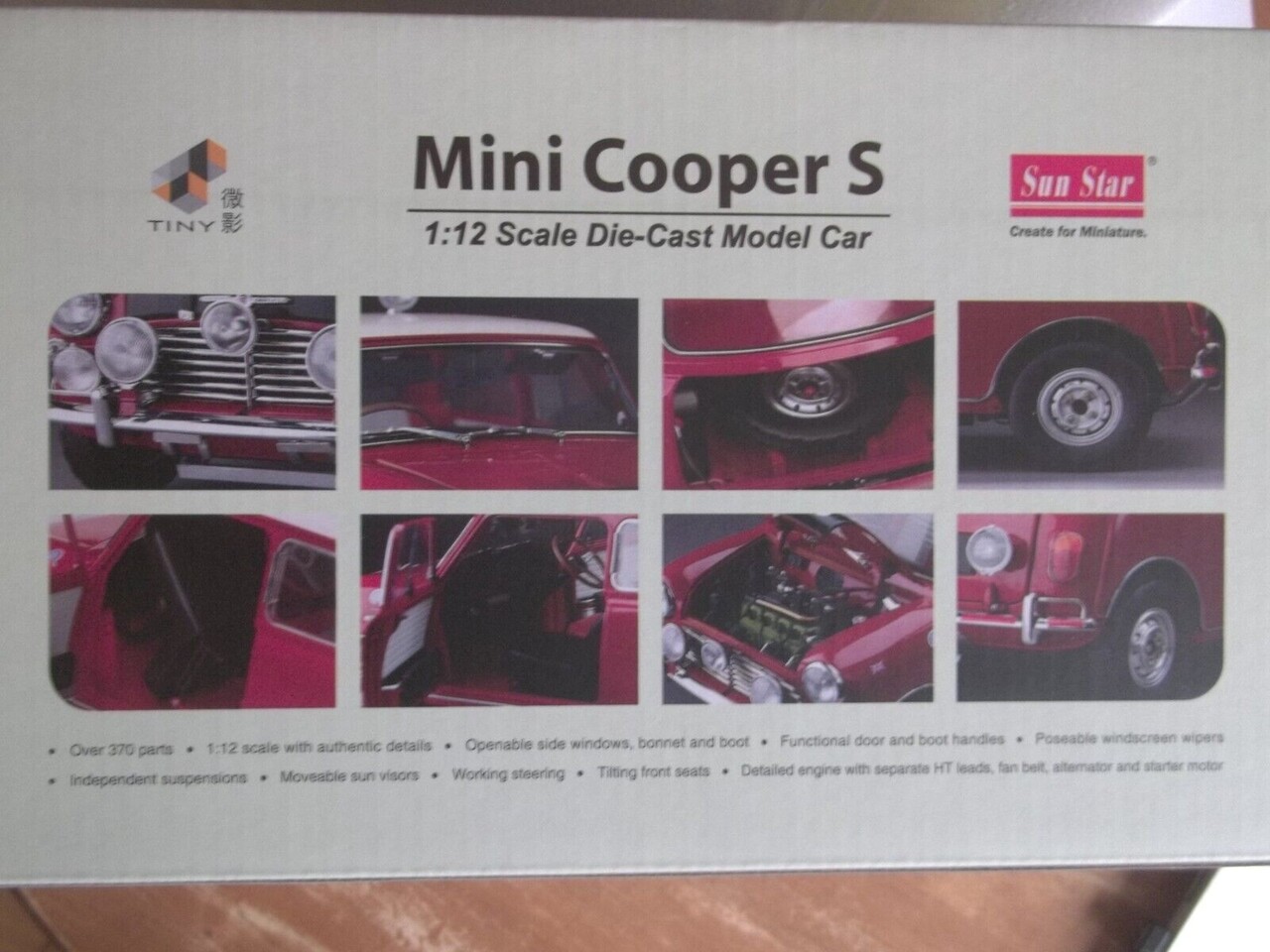 Mini Mini Morris Cooper S #37 1st Rally Monte Carlo 1964 - 1:12 - Sun Star Mini Mini Morris Cooper S #37 1st Rally Monte Carlo 1964 - 1:12 - Sun Star
