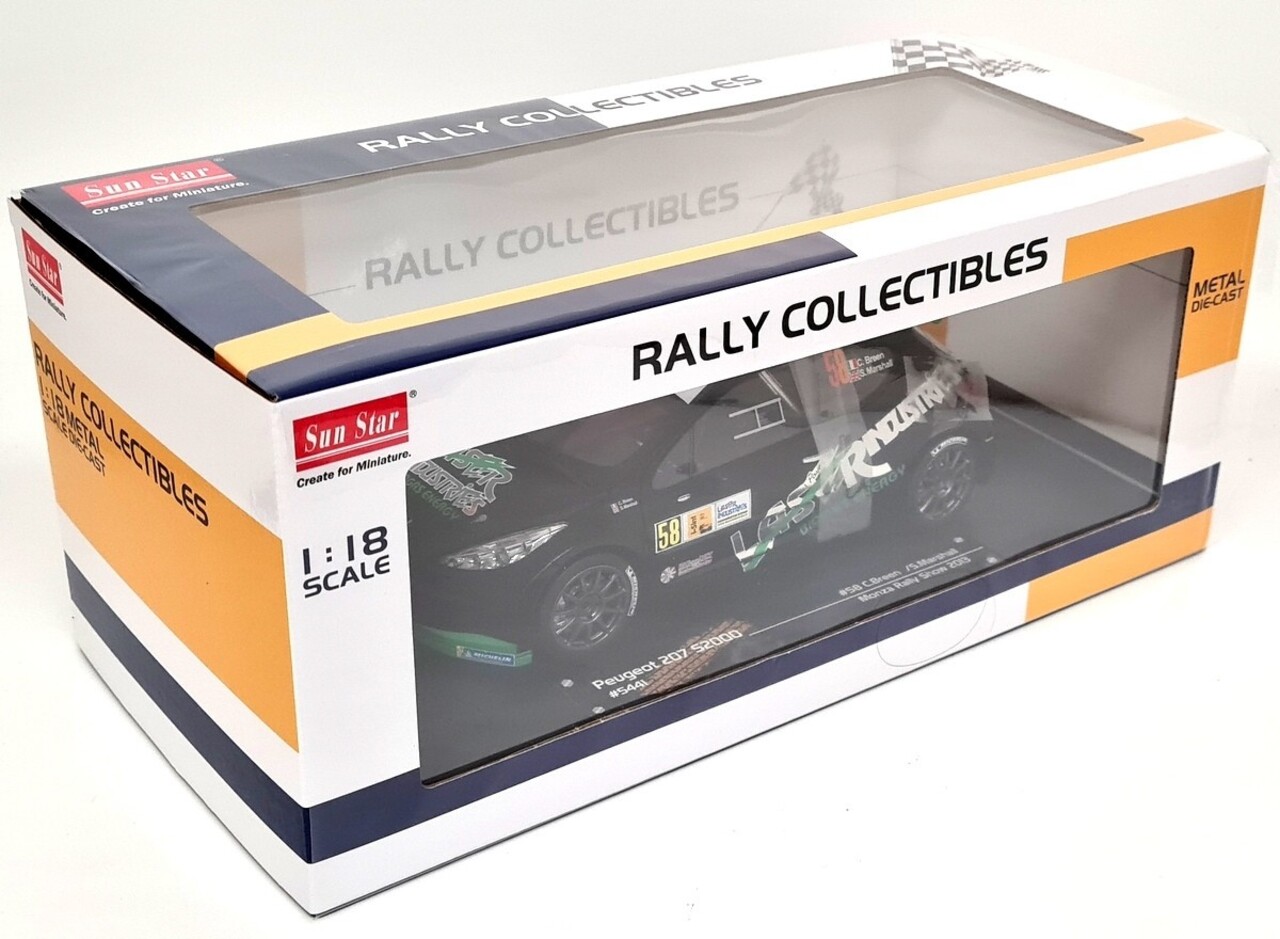 Peugeot Peugeot 207 S2000 #58 Rally Monza 2013  -1:18 - Sun Star Peugeot Peugeot 207 S2000 #58 Rally Monza 2013  -1:18 - Sun Star