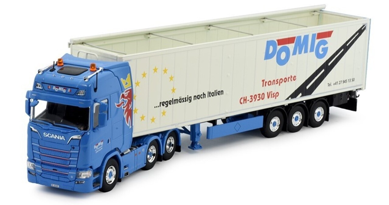 Scania Scania Next Gen Highline 6x4 'Domig' - 1:50 - Tekno Scania Scania Next Gen Highline 6x4 'Domig' - 1:50 - Tekno