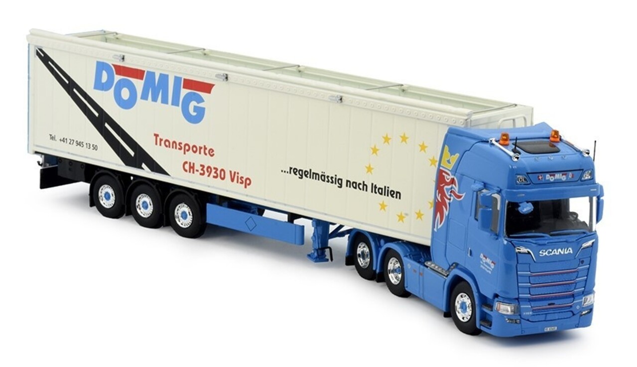 Scania Scania Next Gen Highline 6x4 'Domig' - 1:50 - Tekno Scania Scania Next Gen Highline 6x4 'Domig' - 1:50 - Tekno