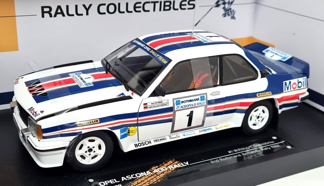 Opel Opel Ascona 400 #1 Rally Acropolis (Greece) 1982 - 1:18 - Sun Star Opel Opel Ascona 400 #1 Rally Acropolis (Greece) 1982 - 1:18 - Sun Star