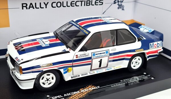 Opel Opel Ascona 400 #1 Rally Acropolis (Greece) 1982 - 1:18 - Sun Star Opel Opel Ascona 400 #1 Rally Acropolis (Greece) 1982 - 1:18 - Sun Star