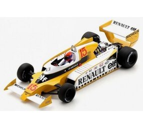 Formule 1 Renault RS11 #15 Jean-Pierre Jabouille 1979 Winner GP France - 1:18 - Spark Formule 1 Renault RS11 #15 Jean-Pierre Jabouille 1979 Winner GP France - 1:18 - Spark