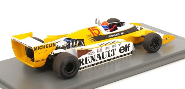 Formule 1 Renault RS11 #15 Jean-Pierre Jabouille 1979 Winner GP France - 1:18 - Spark Formule 1 Renault RS11 #15 Jean-Pierre Jabouille 1979 Winner GP France - 1:18 - Spark