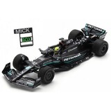 Fomule 1 Mercedes-Benz F1 #47 GP Spain 2023 Tyre Test M.Schumacher + Pit Board - 1:18 - Spark Fomule 1 Mercedes-Benz F1 #47 GP Spain 2023 Tyre Test M.Schumacher + Pit Board - 1:18 - Spark