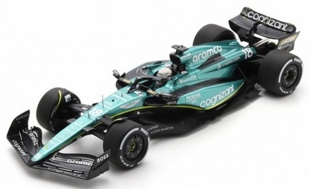 Formule 1 Aston Martin #18 9th GP Canada 2023 L. Stroll - 1:18 - Spark Formule 1 Aston Martin #18 9th GP Canada 2023 L. Stroll - 1:18 - Spark