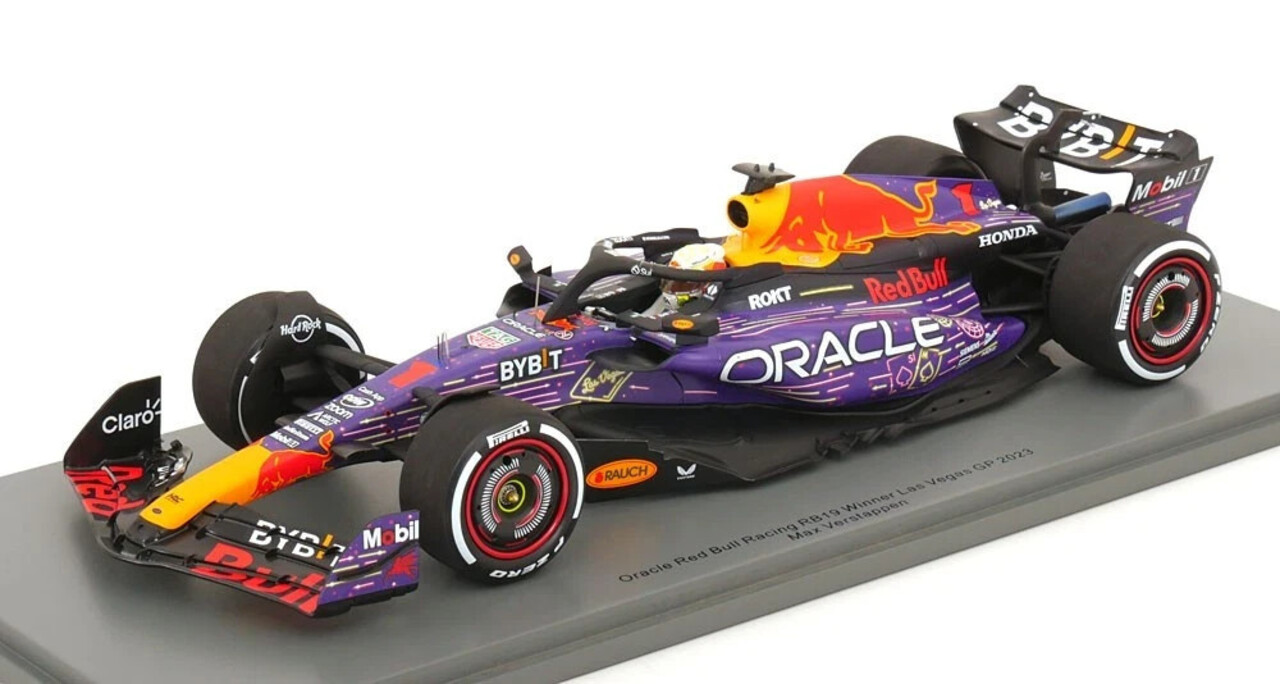 Formule 1 RedRed Bull Oracle RB19 #1 Winner GP Las Vegas 2023 Max Verstappen - 1:18 - Spark Formule 1 RedRed Bull Oracle RB19 #1 Winner GP Las Vegas 2023 Max Verstappen - 1:18 - Spark