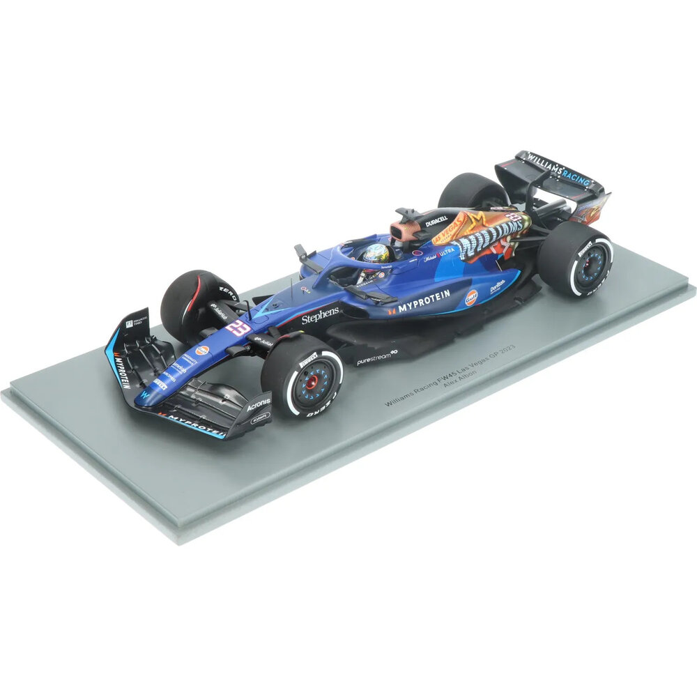 Formule 1 Williams F1 #23 GP Las Vegas 2023 A. Albon - 1:18 - Spark Formule 1 Williams F1 #23 GP Las Vegas 2023 A. Albon - 1:18 - Spark