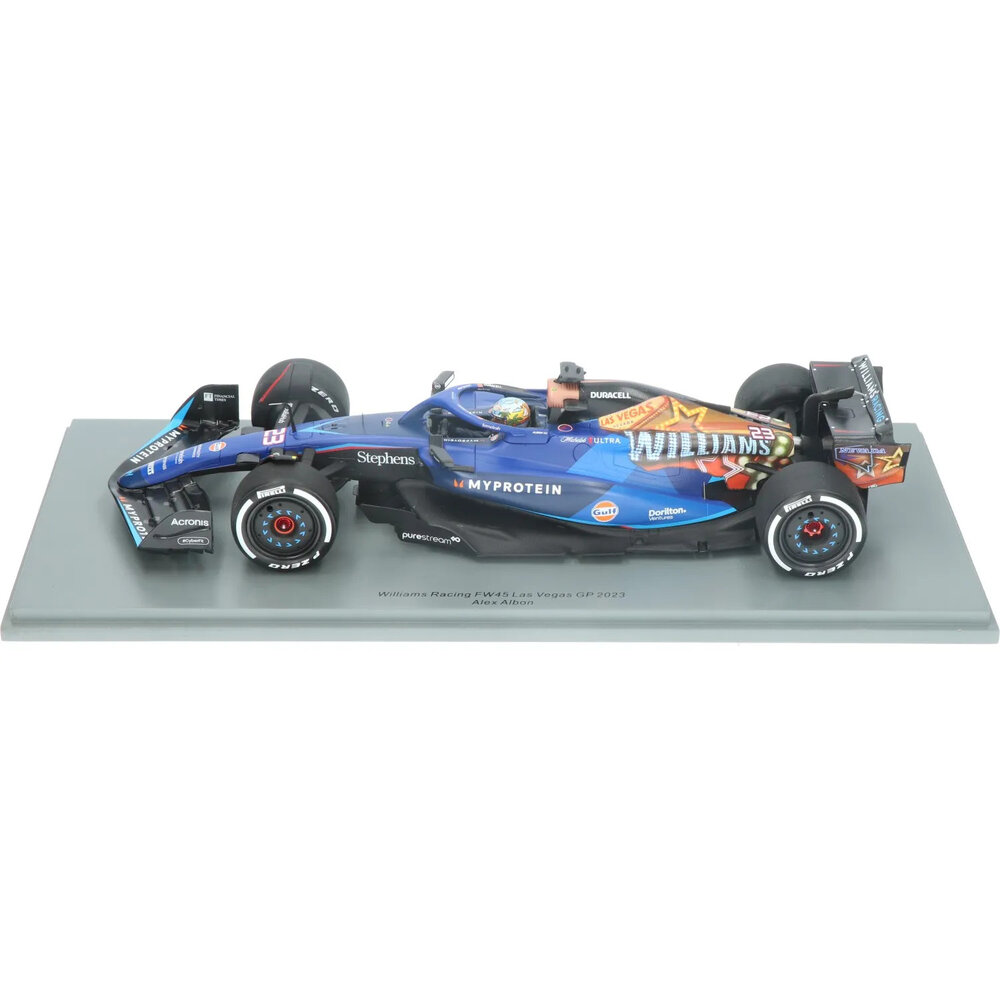 Formule 1 Williams F1 #23 GP Las Vegas 2023 A. Albon - 1:18 - Spark Formule 1 Williams F1 #23 GP Las Vegas 2023 A. Albon - 1:18 - Spark