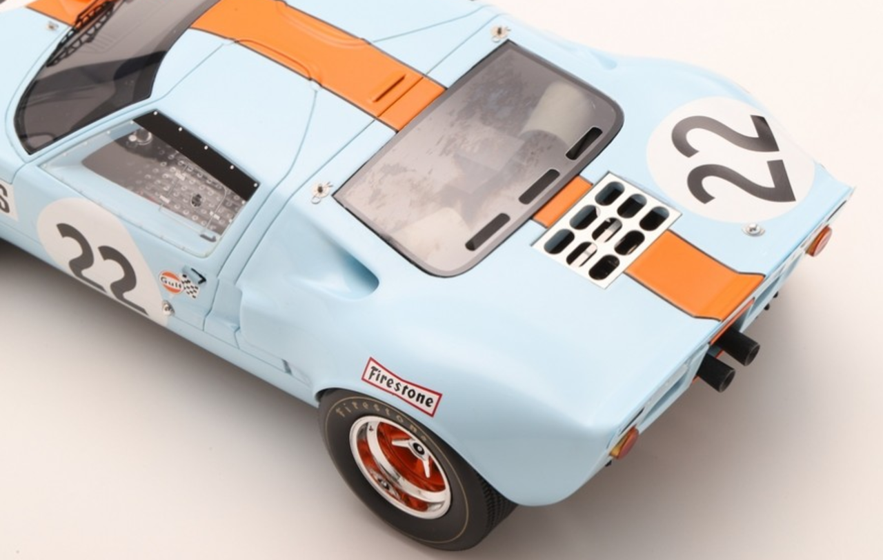 Ford Ford GT40 #22 Winner 12H Sebring 1969 - 1:18 - Spark Ford Ford GT40 #22 Winner 12H Sebring 1969 - 1:18 - Spark
