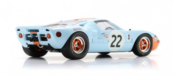 Ford Ford GT40 #22 Winner 12H Sebring 1969 - 1:18 - Spark Ford Ford GT40 #22 Winner 12H Sebring 1969 - 1:18 - Spark