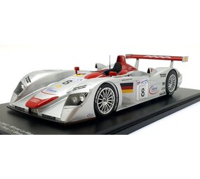 Audi Audi R8 #8 Winner 24H Le Mans 2000 - 1:18 - Spark Audi Audi R8 #8 Winner 24H Le Mans 2000 - 1:18 - Spark