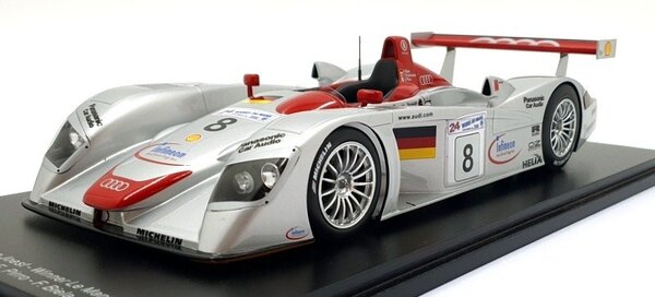 Audi Audi R8 #8 Winner 24H Le Mans 2000 - 1:18 - Spark Audi Audi R8 #8 Winner 24H Le Mans 2000 - 1:18 - Spark