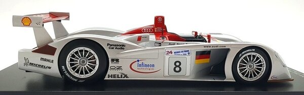 Audi Audi R8 #8 Winner 24H Le Mans 2000 - 1:18 - Spark Audi Audi R8 #8 Winner 24H Le Mans 2000 - 1:18 - Spark
